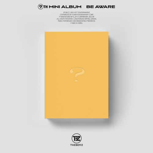 더보이즈(THE BOYZ) -7th Mini Album [BE AWARE] 3종 中 1종 랜덤