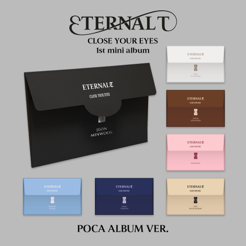 클로즈유어아이즈(CLOSE YOUR EYES) - EYES The 1st Mini Album [ETERNALT] (POCA ALBUM) 7종 中 1종 랜덤