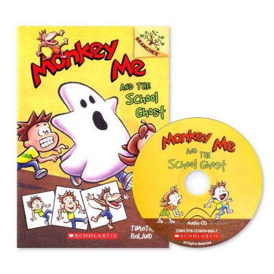 MONKEY ME AND THE SCHOOL GHOST BOOK WITH CD