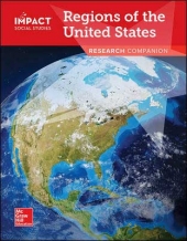 Impact Social Studies Regions of the United States Grade 4 Research Companion isbn 9780076956067