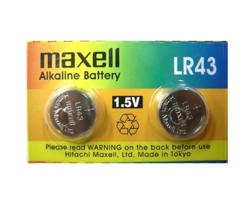 Maxell LR43-2BP(1.5V)