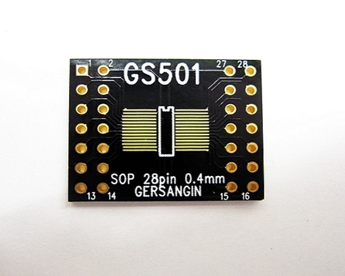 [GS501] SOP 28 - 0.4mm 변환기판