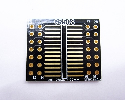 [GS508] SOP 28 - 1.27mm 변환기판