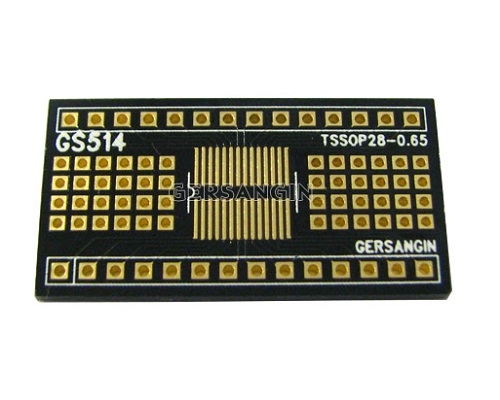 [GS514] TSSOP 28 - 0.65mm (600mil) 변환기판