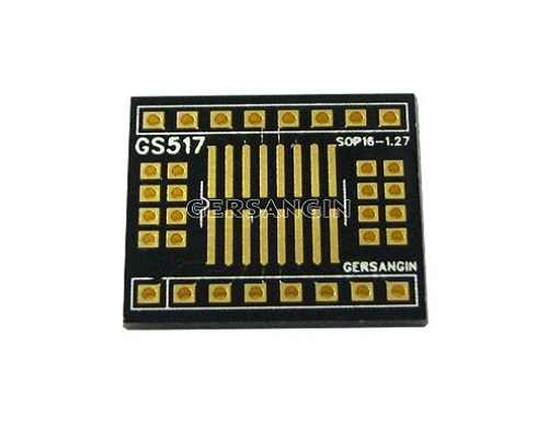 [GS517] SOP 16 - 1.27mm (600mil) 변환기판