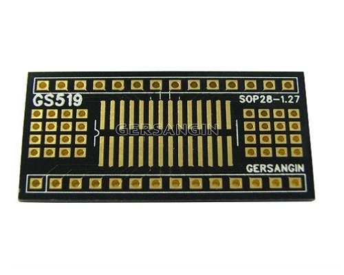 [GS519] SOP 28 - 1.27mm (600mil) 변환기판