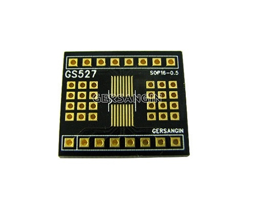 [GS527] SOP 16 - 0.5mm (600mil) 변환기판