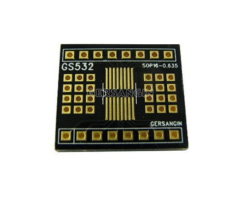 [GS532] SOP 16 - 0.635mm (600mil) 변환기판