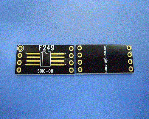 [F249] SOIC 08 - 1.27 변환기판