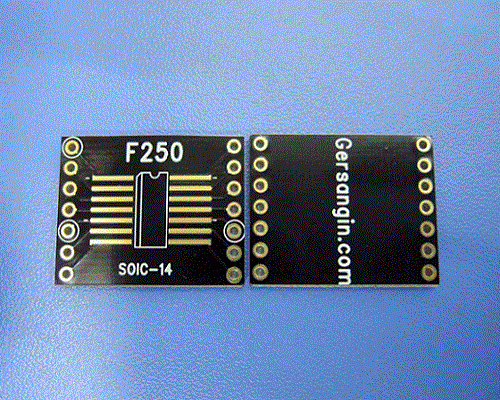 [F250] SOIC 14 - 1.27 변환기판