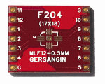 [F204] MLF 12 - 0.5MM 변환기판