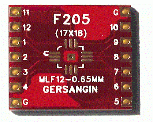 [F205] MLF 12 - 0.65MM 변환기판