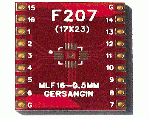 [F207] MLF 16 - 0.5MM 변환기판