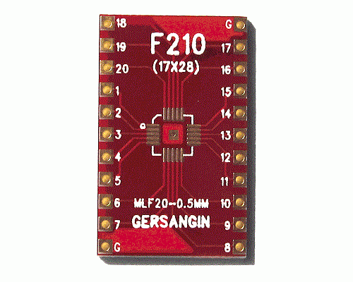 [F210] MLF 20 - 0.5MM 변환기판