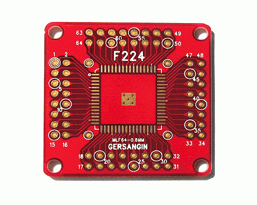 [F224] MLF 64 - 0.8MM 변환기판