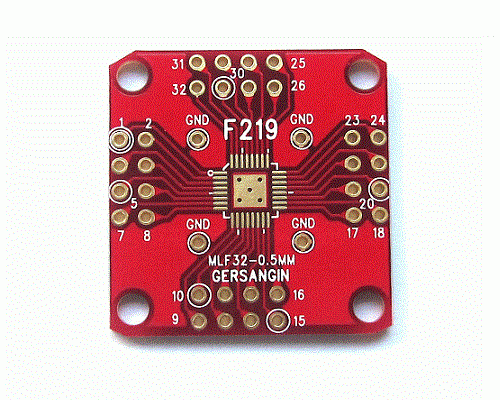 [F219] MLF 32 - 0.5MM 변환기판