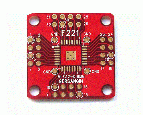 [F221] MLF 32 - 0.8MM 변환기판