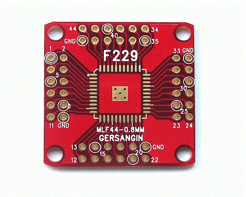 [F229] MLF 44 - 0.8MM 변환기판