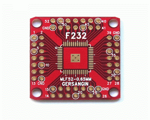 [F232] MLF 52 - 0.65MM 변환기판