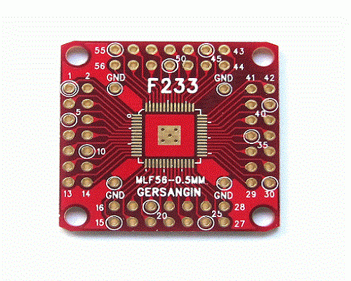 [F233] MLF 56 - 0.5MM 변환기판