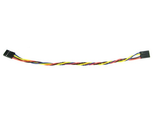 [CH254 - 4P] 소켓 점퍼 케이블 4P-트위스트 (빨강/검정/노랑/파랑)