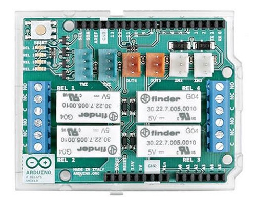 아두이노 4릴레이 쉴드 정품 Arduino 4 Relays Shield