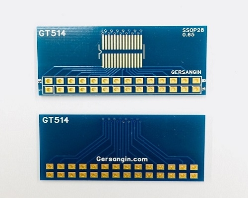 [GT 514] SSOP-28-0.65mm 변환기판