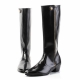 For men, 5066 cowhide box calf leather, outward zipper, regular outsole, handmade riding long boots