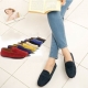 For women, 889-22 cowhide suede, penny driving shoes