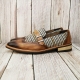 For men, N935 light brown cowhide and check pattern fabric combination, wing tip, single-monk strap, handmade dress shoes