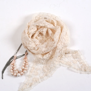 race scarf 0011 ivory