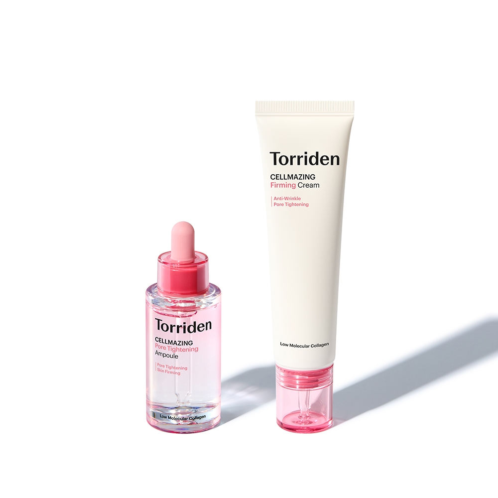 셀메이징 저분자 콜라겐 모공 탄력 앰플 30ml+셀메이징 저분자 콜라겐 탄력 크림 60ml+(밸러스풀 시카 진정 마스크 1매)