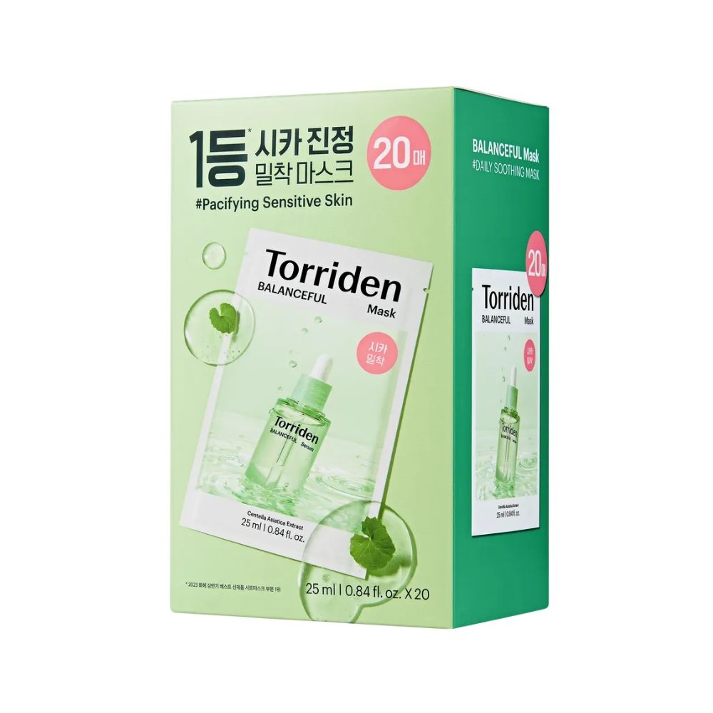 [기획세트] 밸런스풀 시카 마스크 25ml 20매+(컨트롤 세럼 2ml*2매)