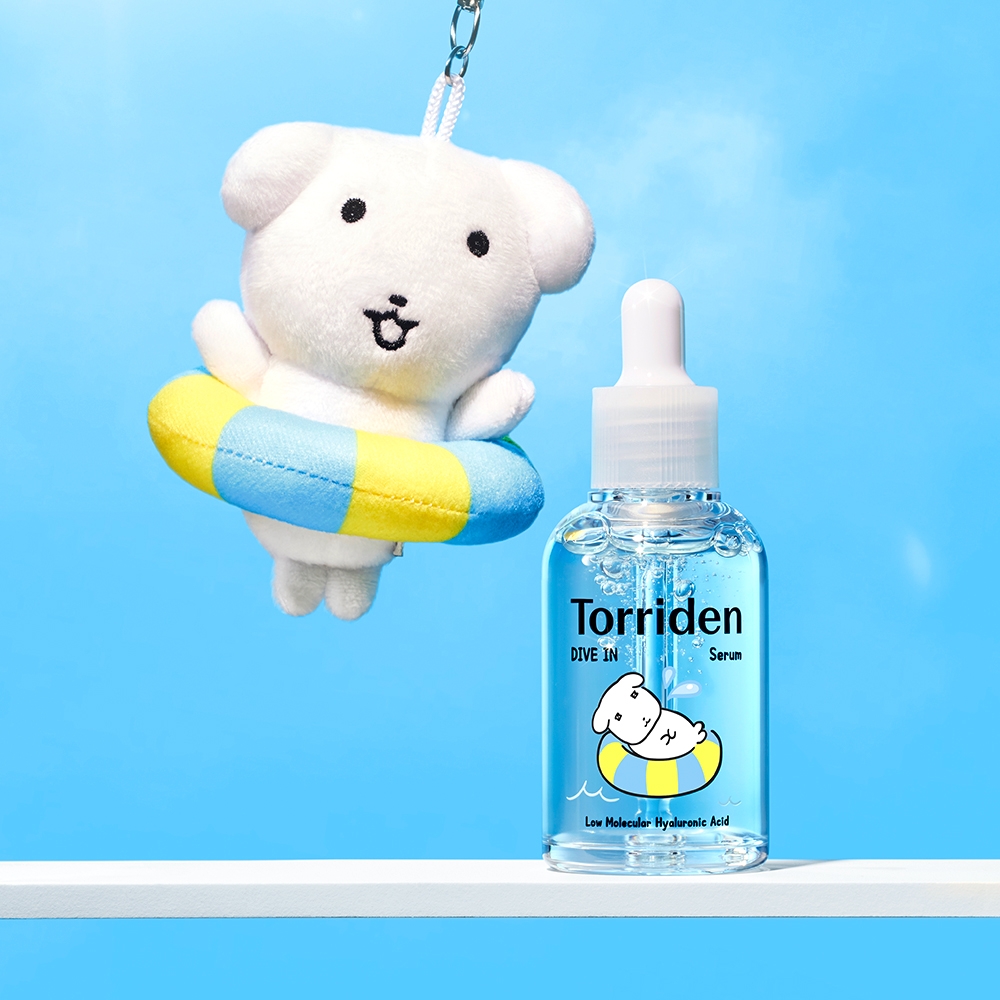 [히든특가] [가나디 콜라보] [총 100ml] 다이브인 저분자 히알루론산 세럼 50ml (+리필50ml+인형키링)