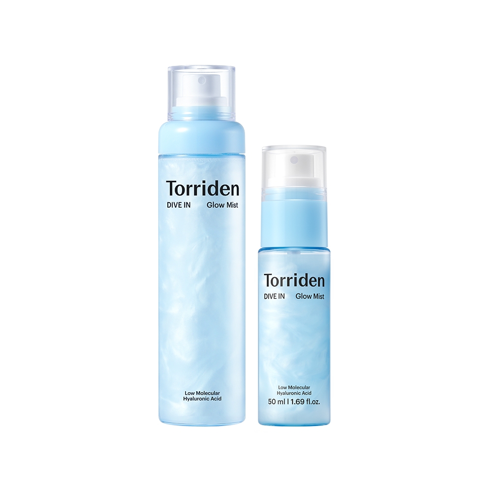 [2종세트] 다이브인 저분자 히알루론산 글로우 미스트 120ml+글로우 미스트 50ml+(밸런스풀 토너 패드 10매)
