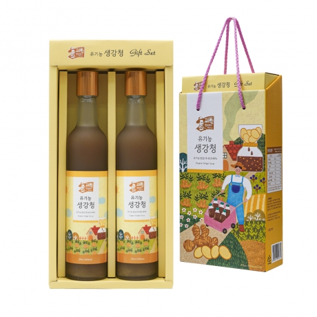 엉클베리하우스 무농약 유기농 생강청 375ml