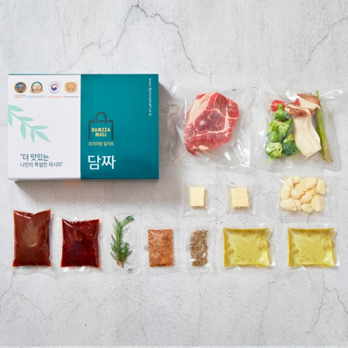 멕시칸스타일 척아이롤 스테이크 밀키트(2인분/570g/스테이크원육-250~300g)