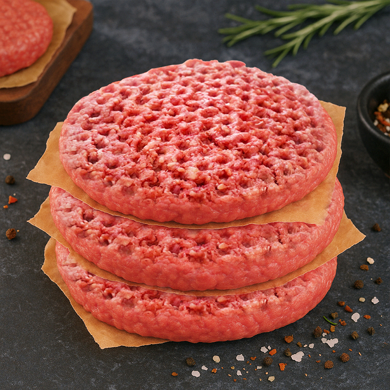 100% Beef 육향가득 순소고기 버거용 패티 100g 6장 (600g)