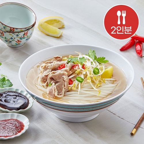 수북숙주 담백육수 양지쌀국수 밀키트(2인분/790g)