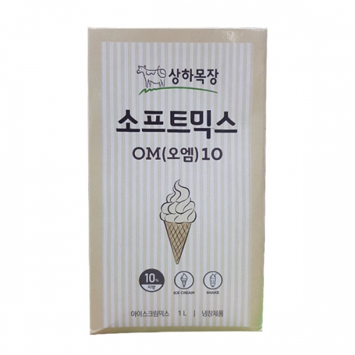 [담짜몰] 상하목장 소프트믹스 M10 (1000ml/1박스/6개입)/매일유업/소프트아이스크림