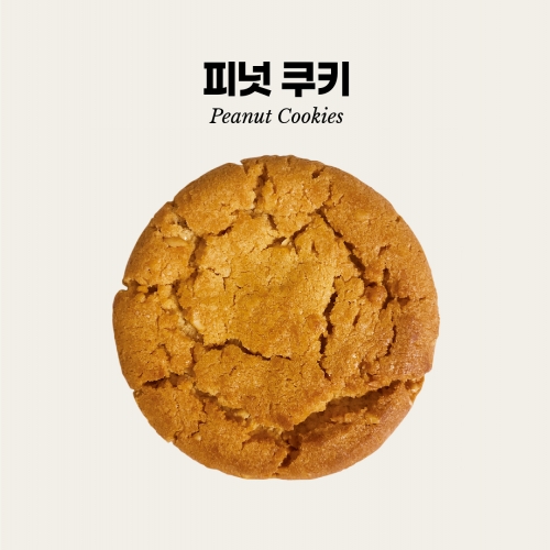 [담짜몰/데일리베이커스] 피넛 쿠키 (15개입) 825g(개당55g)