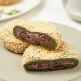 헐레벌떡 콩쑥모찌 (30알)/해썹인증 팥앙금 듬뿍 쫄깃한 콩가루 쑥떡 팥앙금 팥빙수 모찌빙수 옛날빙수 모찌 쫀득쫀득 콩쑥찰떡 찹쌀떡 인절미 앙금떡 콩고물 콩가루