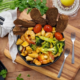 감바스 알 아히요 밀키트(383g) 캠핑 혼술 새우요리 간편식 안주