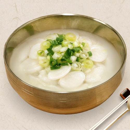 [담짜몰] 담짜 쌀 떡국 밀키트(2인분/453g/떡국떡400g) 다시육수 쌀떡 신년 새해 설날 명절 떡국 음식