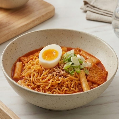 [담짜몰/할인특가] 담짜 라볶이 밀키트 캠핑 간편식 어묵 분식 간식 야식 떡볶이