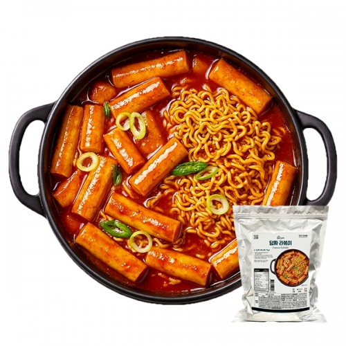 [담짜몰NEW] 담짜 라볶이 밀키트 캠핑 간편식 어묵 분식 간식 야식 떡볶이