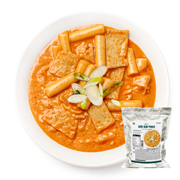 [담짜몰NEW] 담짜 로제 떡볶이 밀키트 캠핑 어묵 분식 간편식 야식 라볶이