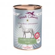 [유통기한26.12.11]▶동물병원처방식◀독일습식사료 테라카니스 알리벳 다이아베틱 말고기 400g /포도당 공급조절 / 당뇨질환에 도움