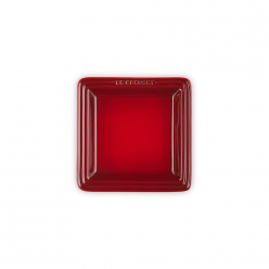 오리엔탈 정사각접시 (S)-빨강