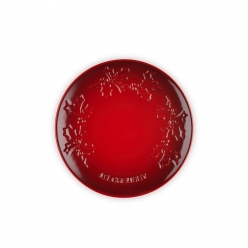 홀리 원형접시19cm-빨강